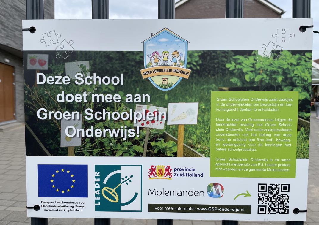 Bord Brede school Lingewaard