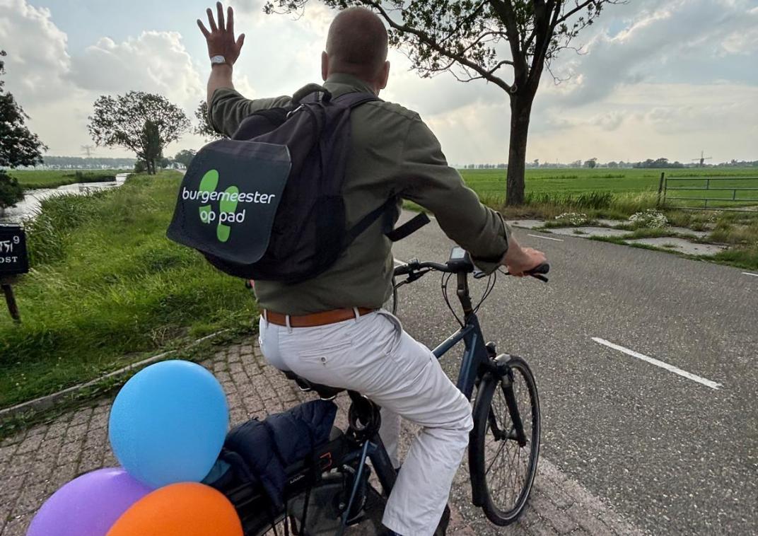 Burgemeester op zomertour