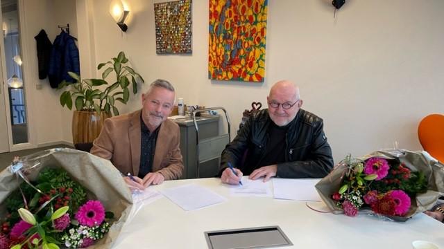 Illustratieve weergave ondertekening samenwerking Stichting Vestingstad Nieuwpoort