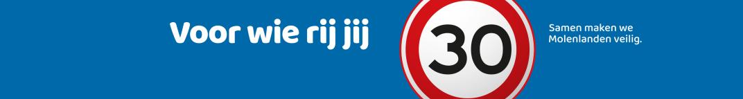 Illustratieve weergave Snelheidscampagne Banner onderaan