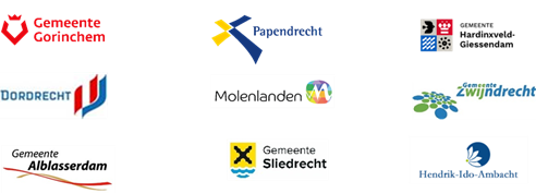 Illustratieve weergave van 9 gemeentes