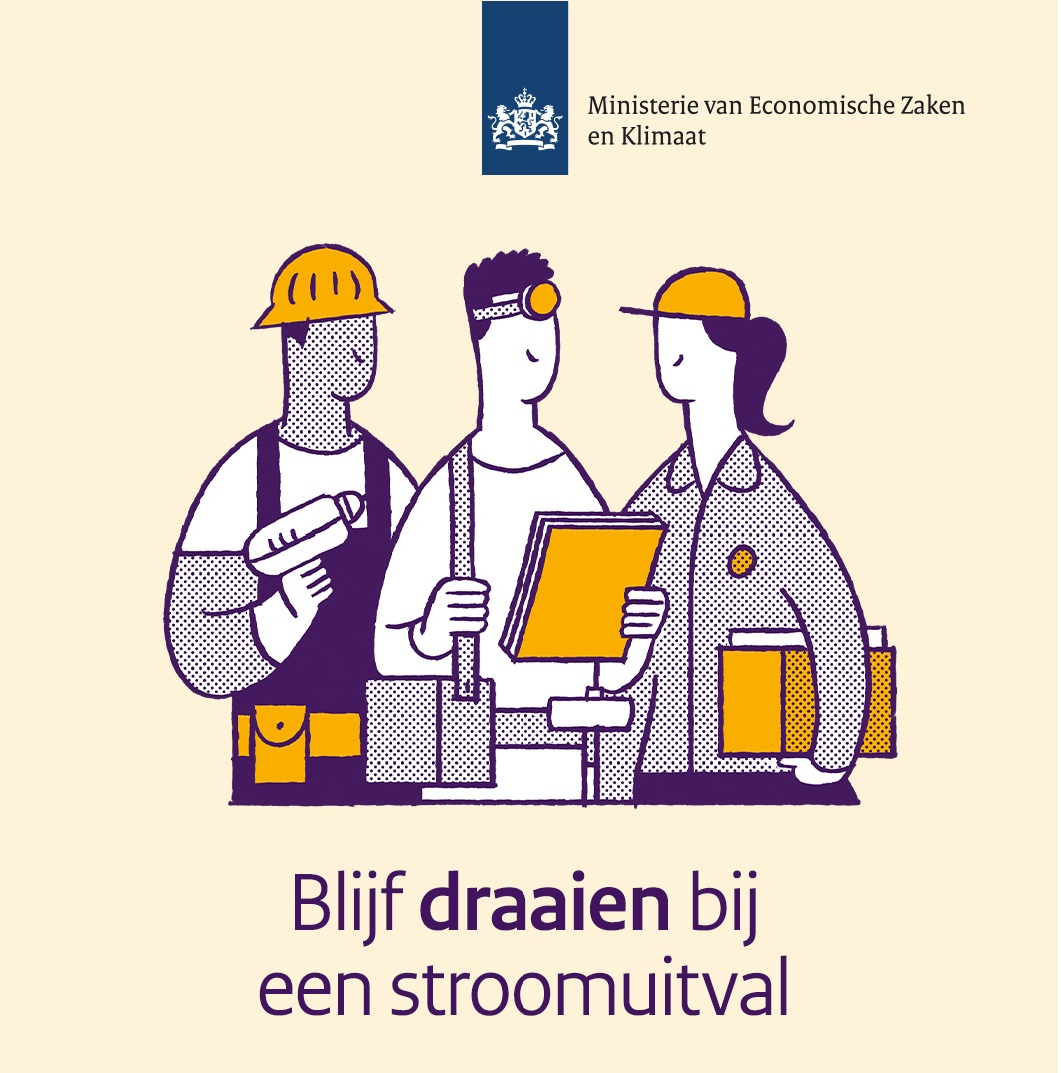 Illustratieve weergave van werkende mensen met een draaiboek