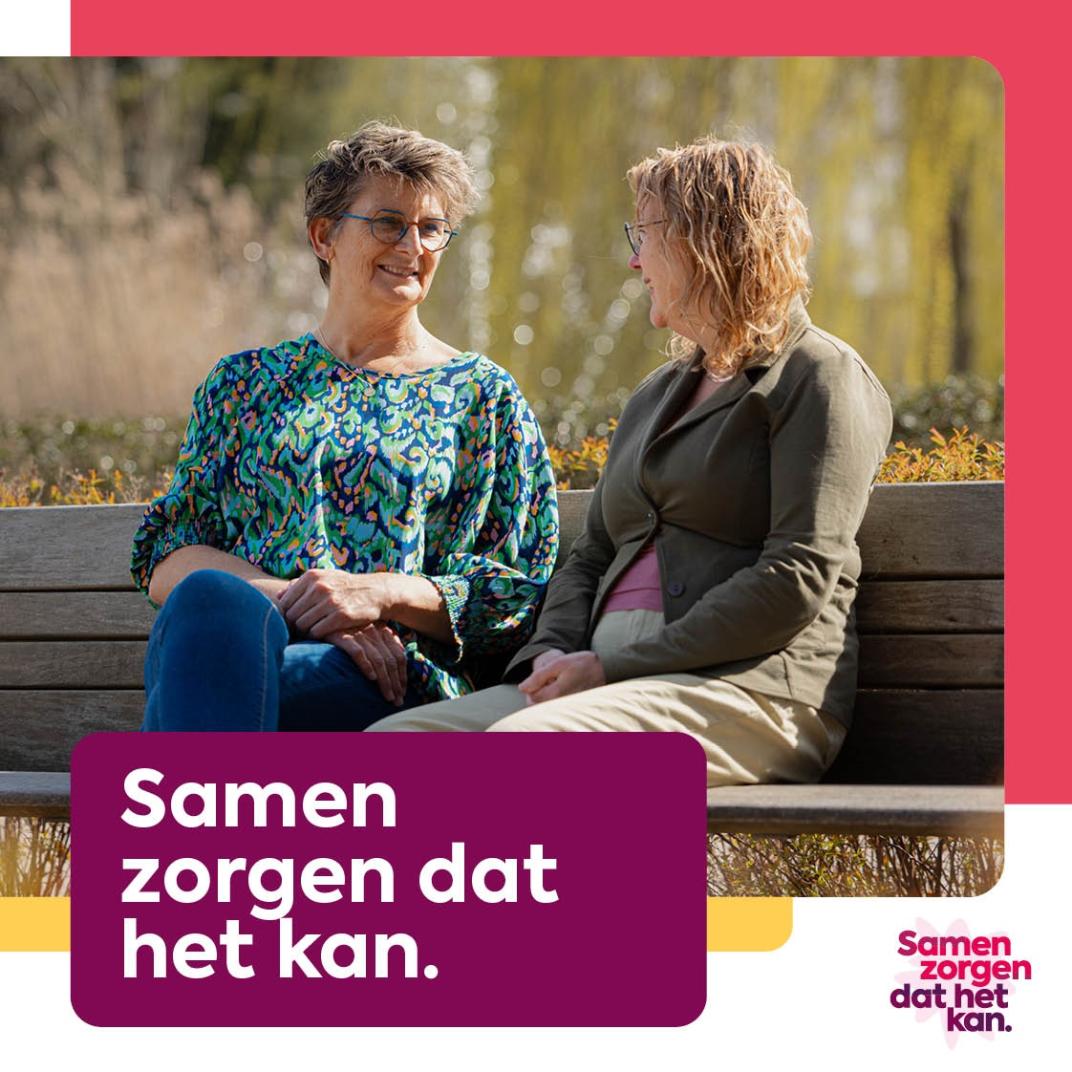 Illustratieve weergave van: ''Samen zorgen dat het kan''